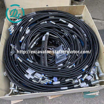 হাইড্রোলিক পায়ের পাতার মোজাবিশেষ CAT 336D Excavator Hydraulic Parts Complete Hose