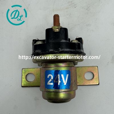 রিলে স্টার্টার খননকারী খুচরা যন্ত্রাংশ Hyundai 21N6-30120 R140LC-7